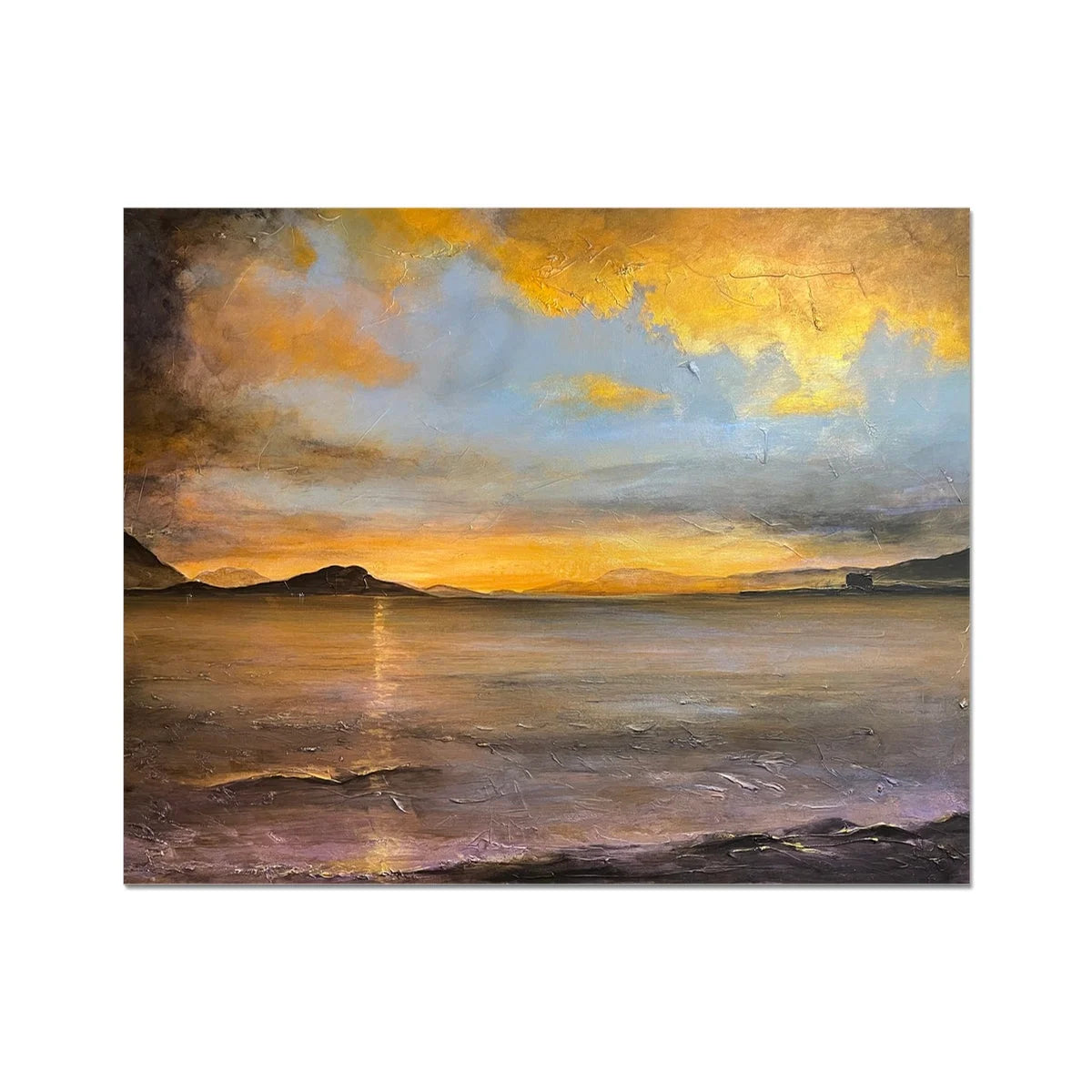 Loch Linnhe Sunset Artist Proof Collector Print - Lochs & Mountains Art Gallery Scotland Worldwide Shipping Scottish Prints and Glencoe
