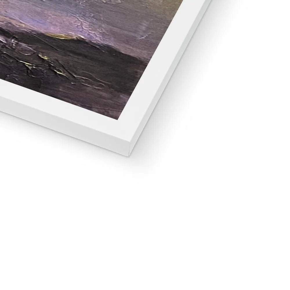 Loch Linnhe Sunset Framed Print - Lochs & Mountains Art Gallery Scotland Worldwide Shipping Scottish Prints and Glencoe Landscape Paintings
