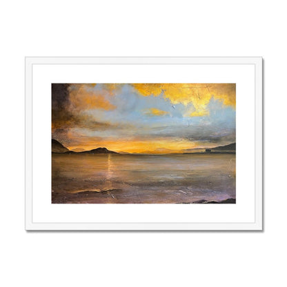 Loch Linnhe Sunset Painting | Framed &amp; Mounted Prints From Scotland