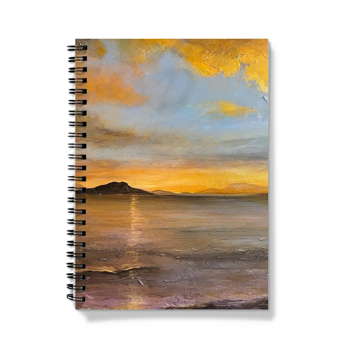 Loch Linnhe Sunset Notebook - Lochs & Mountains Art Gallery Scotland Worldwide Shipping Scottish Prints and Glencoe Landscape Paintings