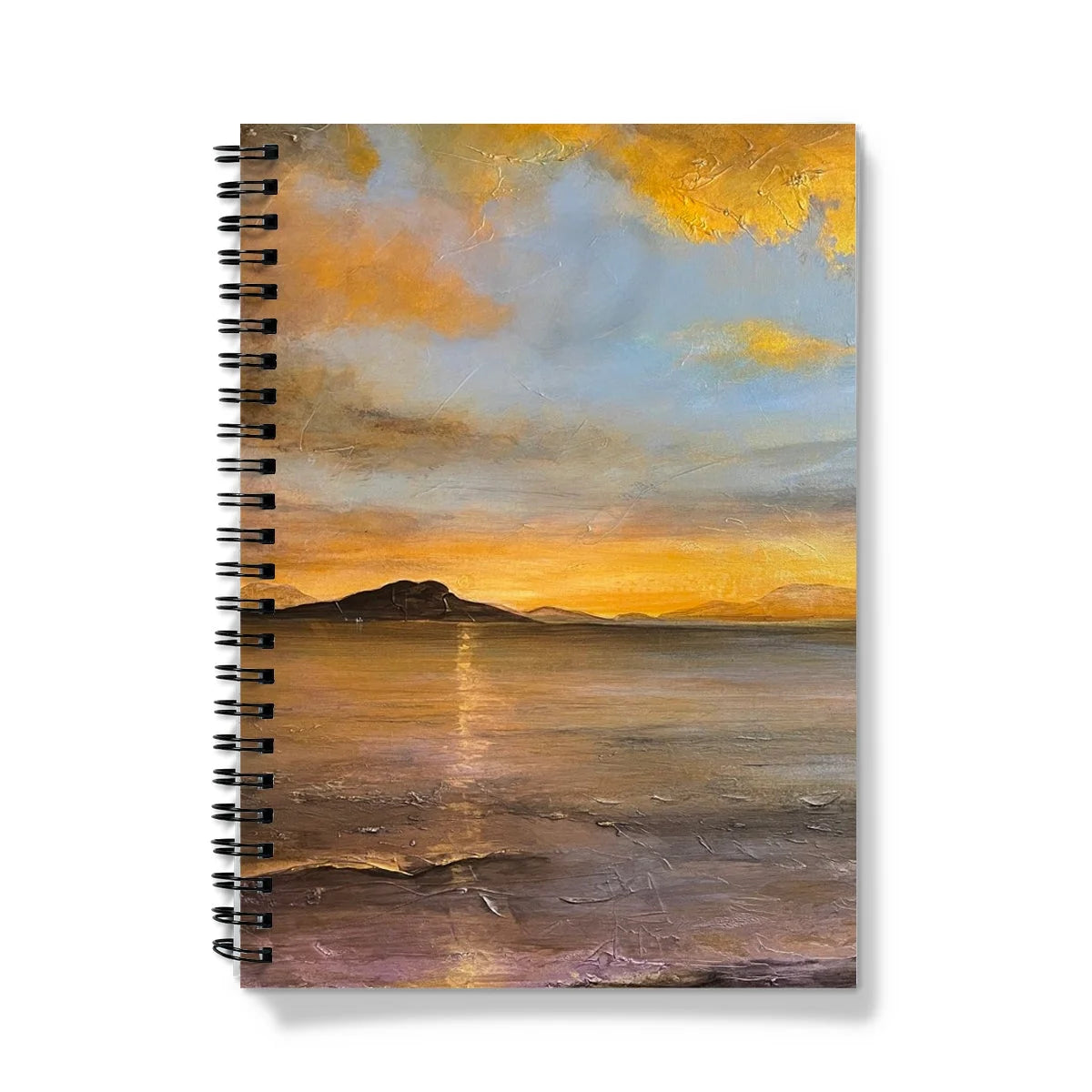 Loch Linnhe Sunset Notebook - Lochs & Mountains Art Gallery Scotland Worldwide Shipping Scottish Prints and Glencoe Landscape Paintings