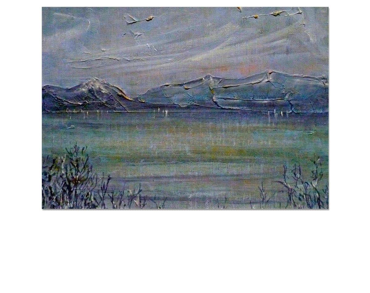 Loch Morlich Moonlight-art-painting-scotland