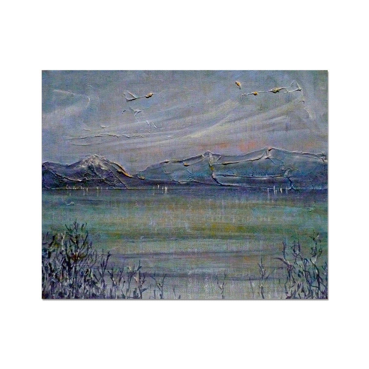 Loch Morlich Moonlight Painting | Artist Proof Collector Prints From Scotland