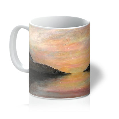 Loch Ness Glow Art Gifts Mug | Scottish Lochs &amp; Mountains Art Gallery | Paintings, Prints, Homeware and Art Gifts From Scotland By Scottish Artist Kevin Hunter