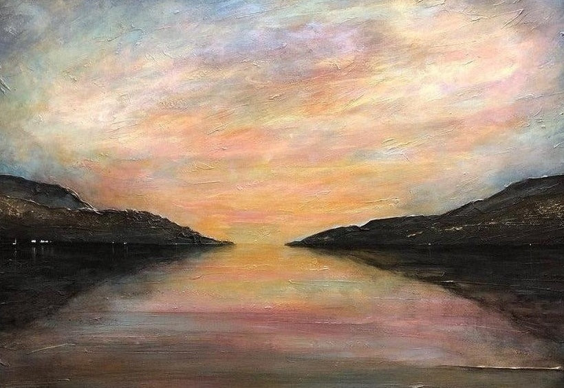 Loch Ness Glow Art Prints from my Lochs & Mountains Art Gallery Collection