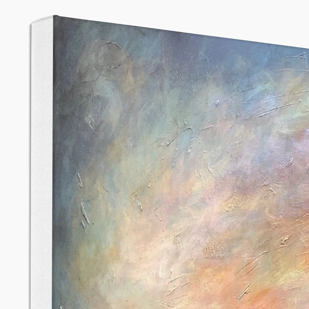 Loch Ness Glow Canvas - Lochs & Mountains Art Gallery Scotland Worldwide Shipping Scottish and Paintings Prints by Artist Hunter