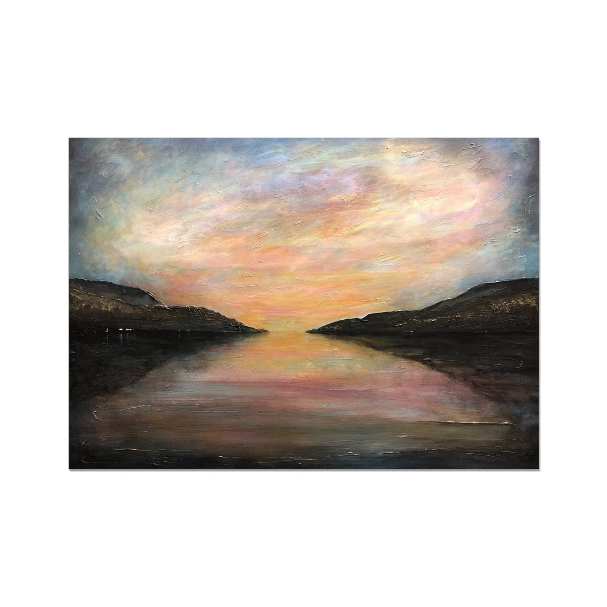 Loch Ness Glow Painting | Fine Art Prints From Scotland