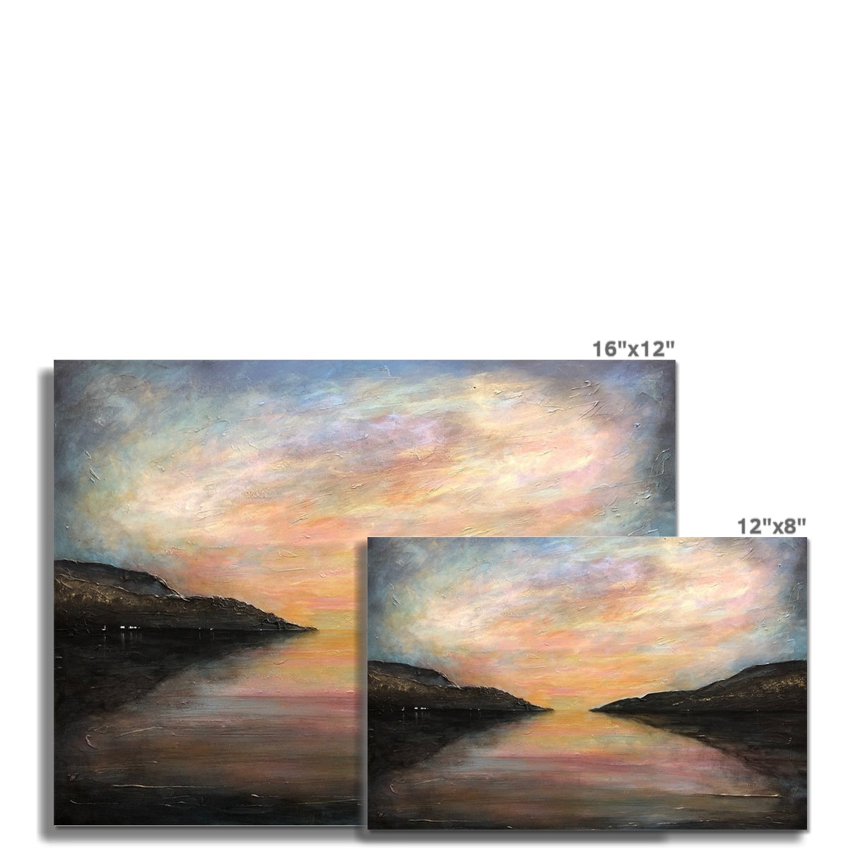 Loch Ness Glow Scotland Signed Art Print