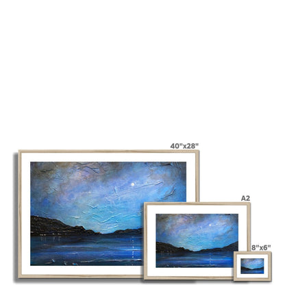 Loch Ness Moonlight Painting | Framed &amp; Mounted Prints From Scotland