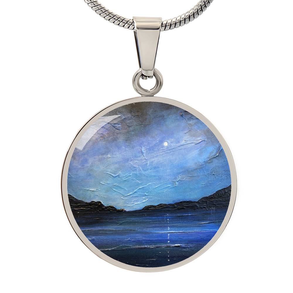 Loch Ness Moonlight | Scottish Art Jewellery | Luxury Necklace