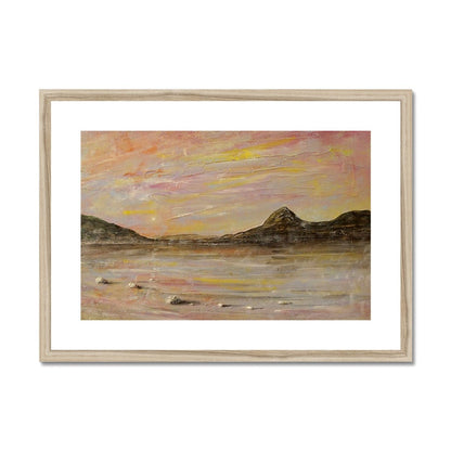 Loch Rannoch Dawn Painting | Framed &amp; Mounted Prints From Scotland