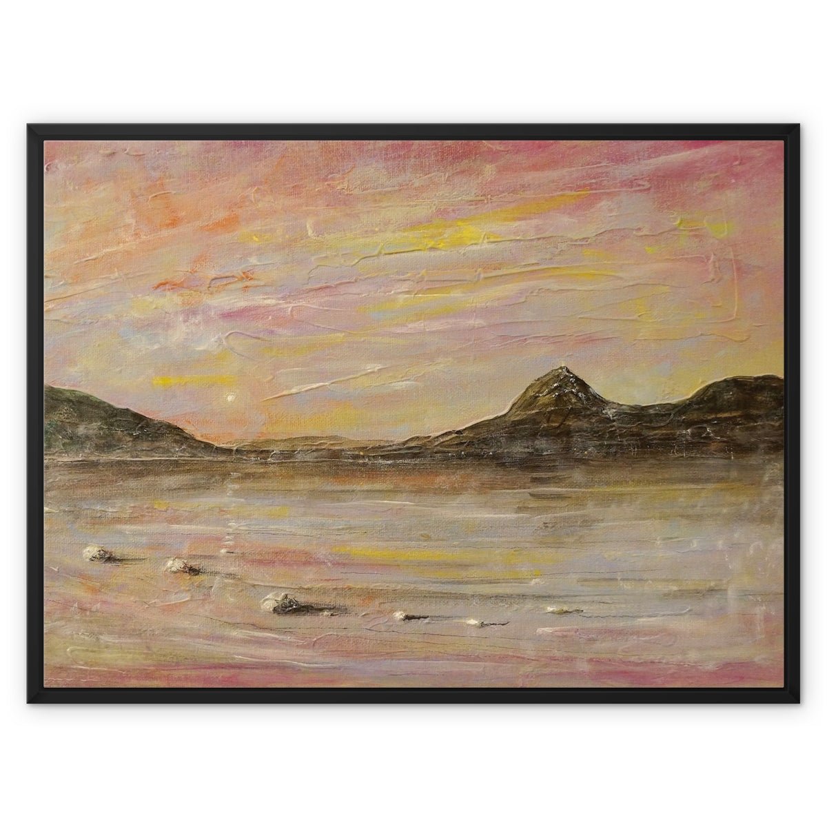 Loch Rannoch Dawn Painting | Framed Canvas From Scotland