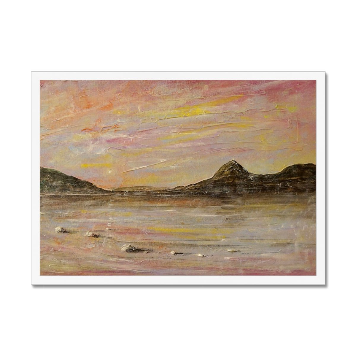 Loch Rannoch Dawn Painting | Framed Prints From Scotland