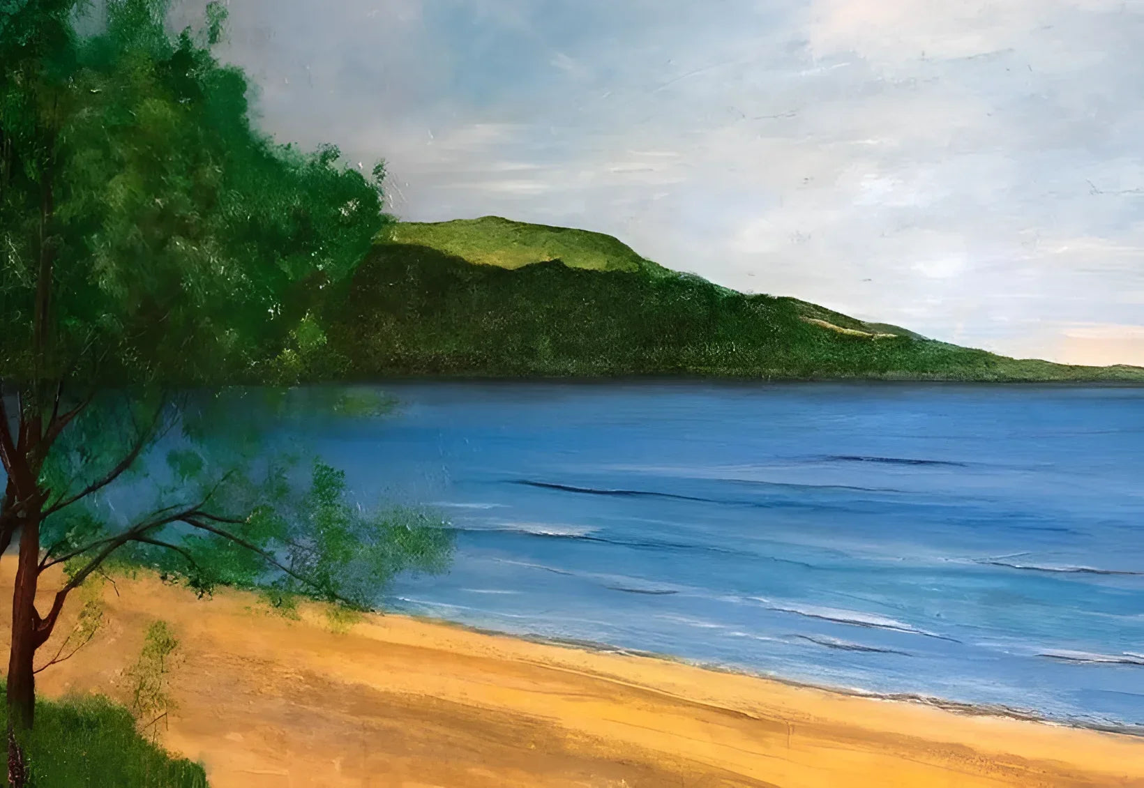 Loch Rannoch - Lochs & Mountains Art Gallery Scotland Worldwide Shipping Beachside Landscape Painting Scottish and Paintings Prints