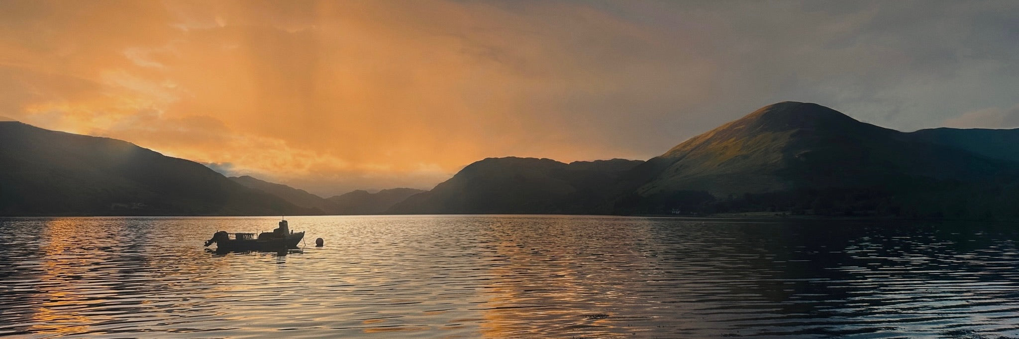 Loch Striven Dusk | Panoramic Photography Prints