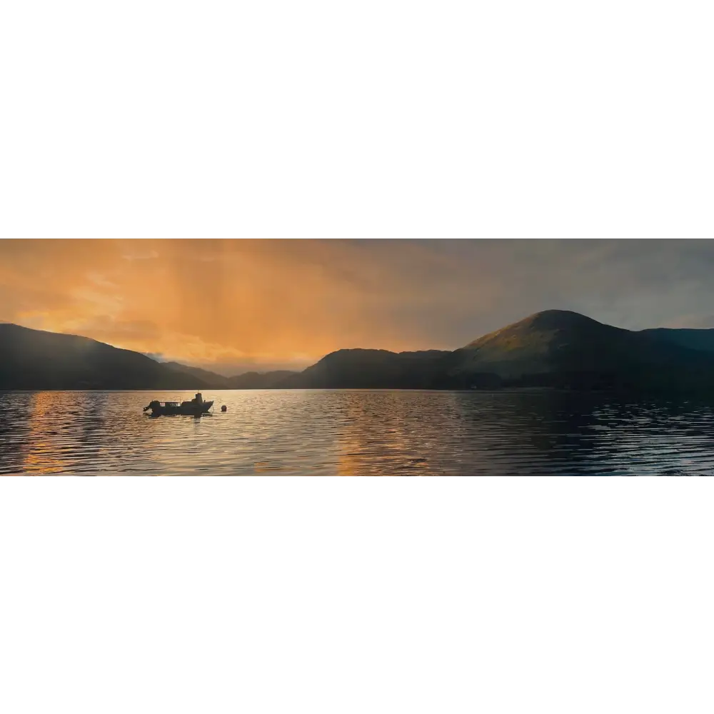 Loch Striven Dusk - Scottish Panoramic Art - Lochs & Mountains Gallery Scotland