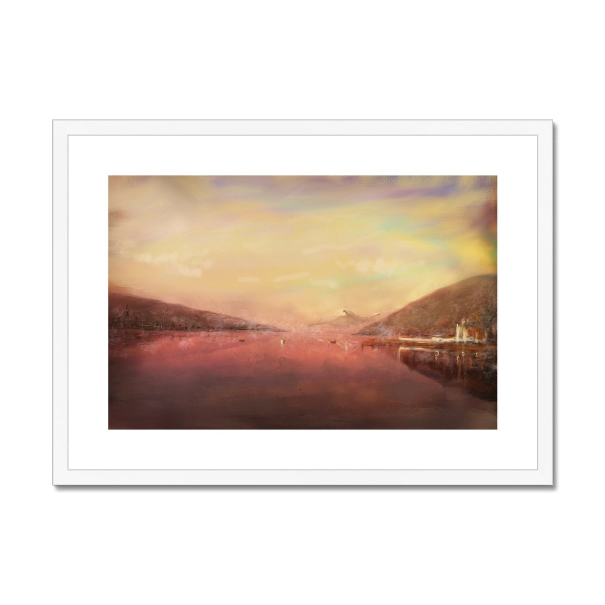 Loch Tay Painting | Framed & Mounted Prints From Scotland