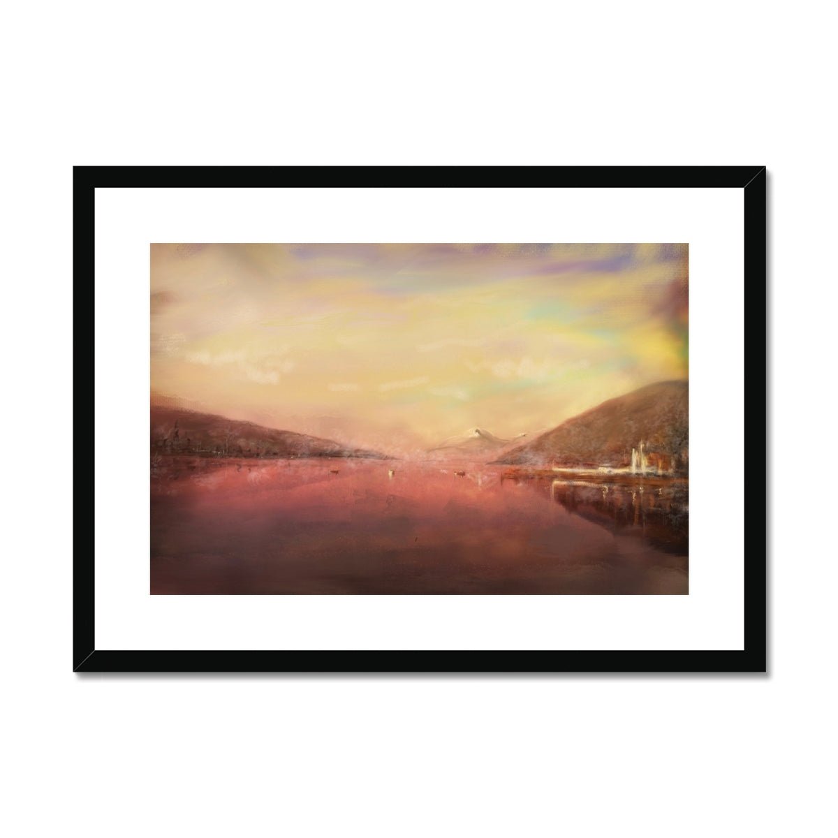 Loch Tay Painting | Framed &amp; Mounted Prints From Scotland