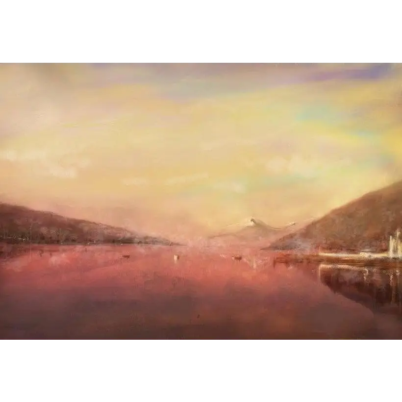 Tranquil Scottish lake landscape from Loch Tay art by Scottish artist prints