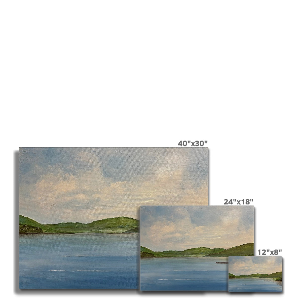 Loch Tay ii Painting | Canvas From Scotland