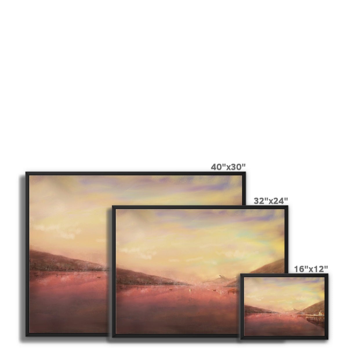 Loch Tay Painting | Framed Canvas Prints From Scotland