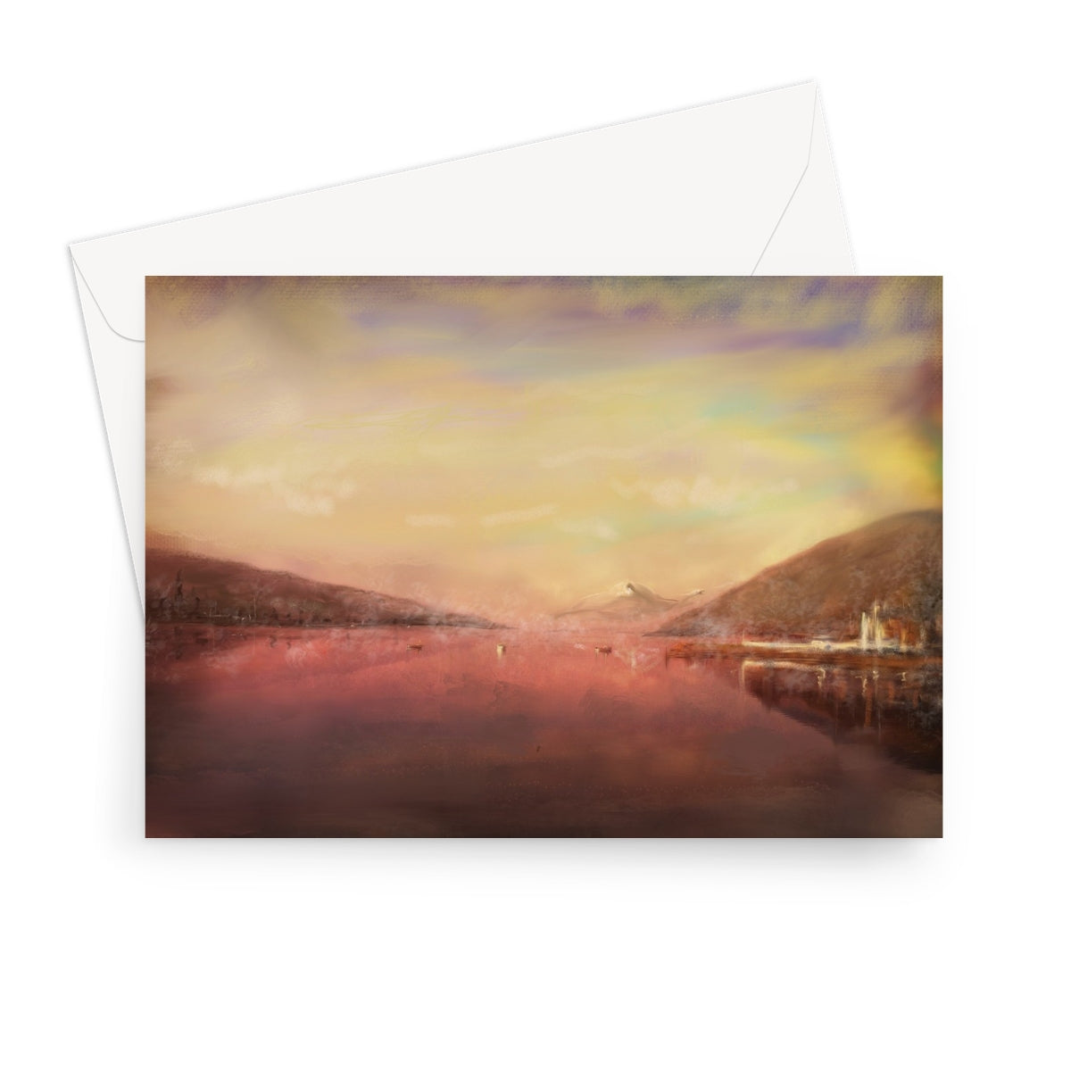 Loch Tay Scottish Art Gifts Greeting Card