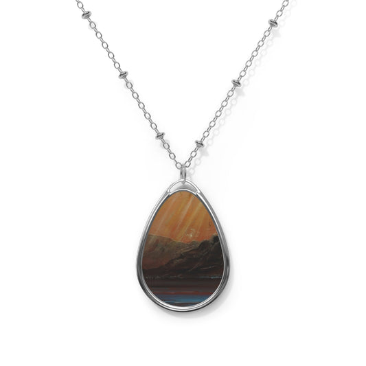 Loch Torridon Art Necklace | Scottish Art Gifts