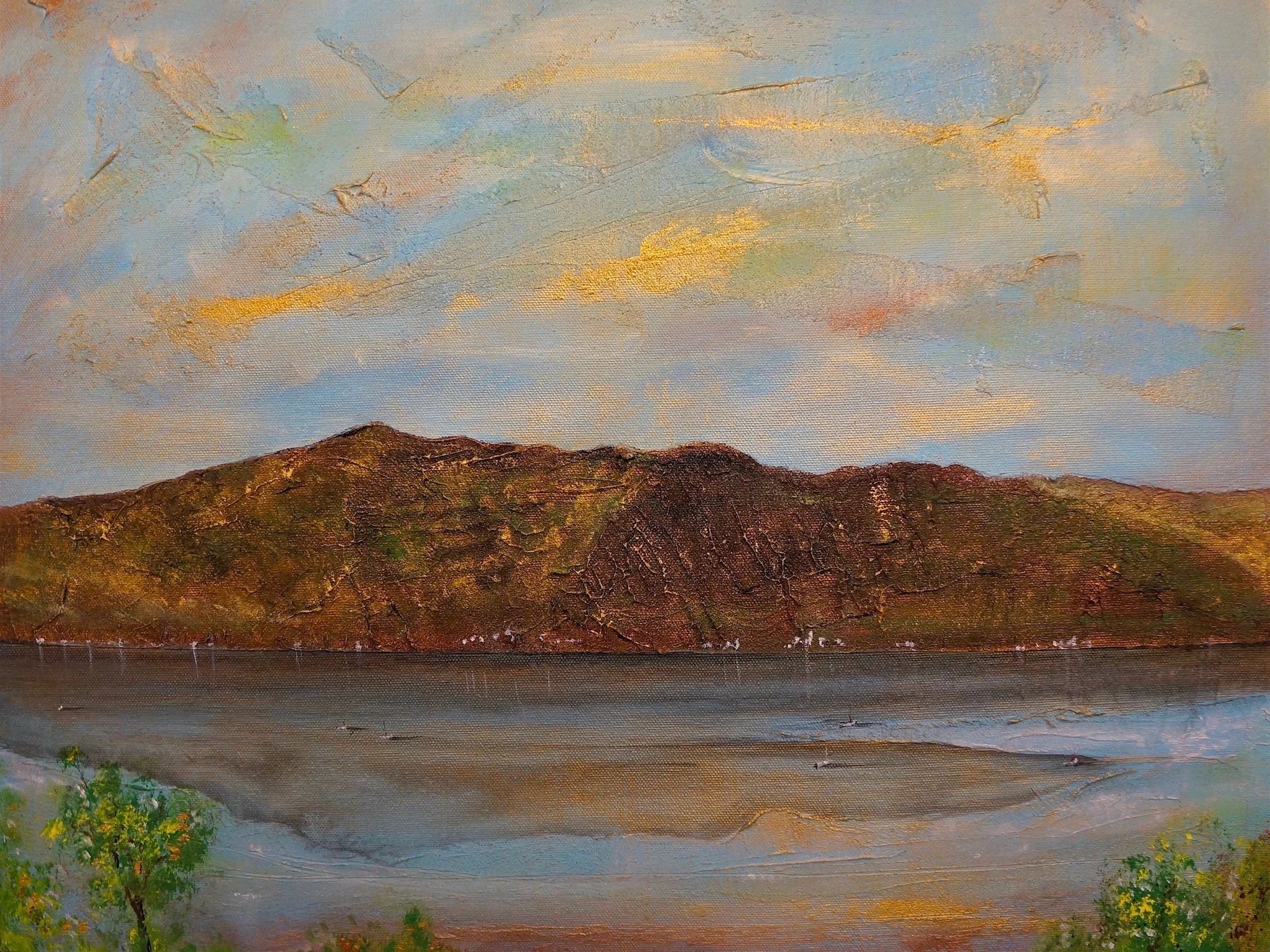 Lochgoilhead - Lochs & Mountains Art Gallery Scotland Worldwide Shipping Oil Painting Mountainous Scottish and Paintings Prints by Artist