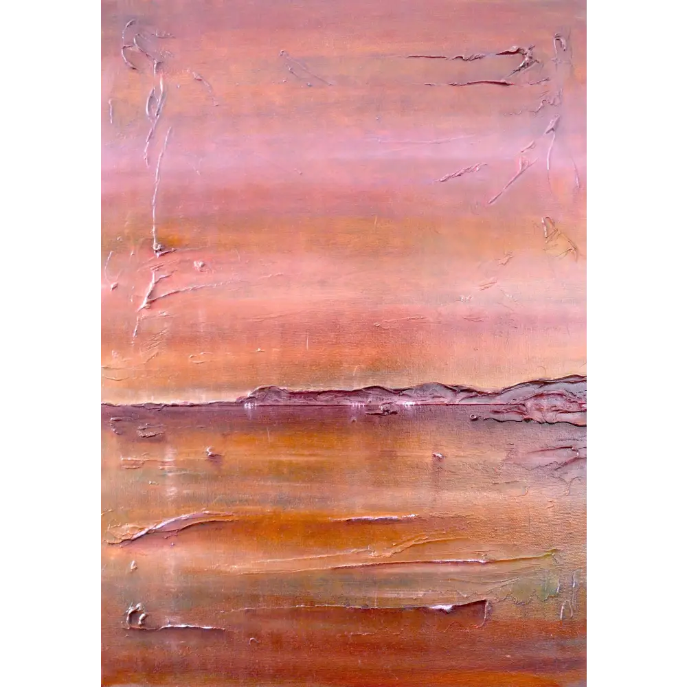 Lochmaddy Dusk North Uist Art Print