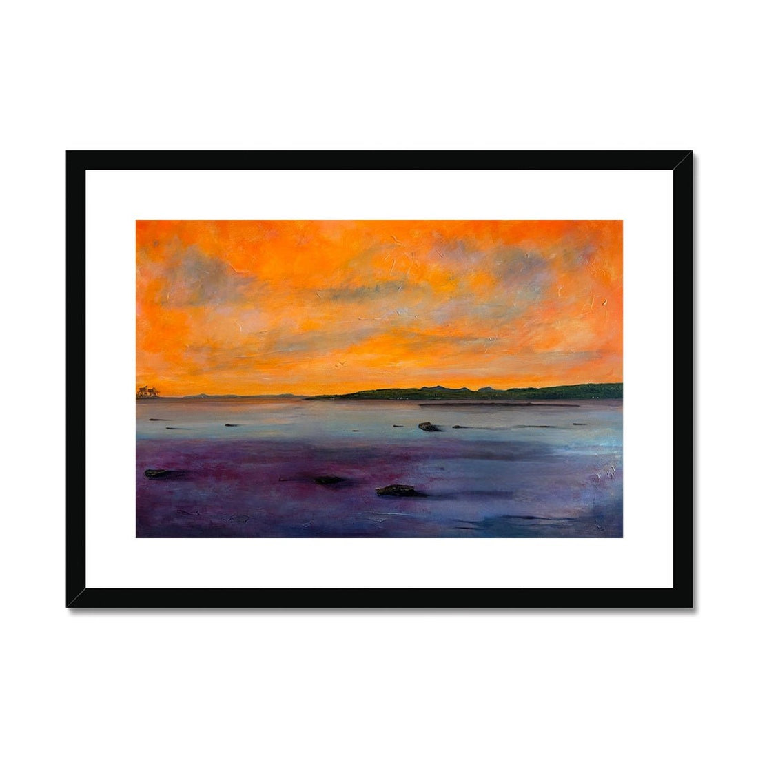 Looking From Largs Painting | Framed &amp; Mounted Prints From Scotland