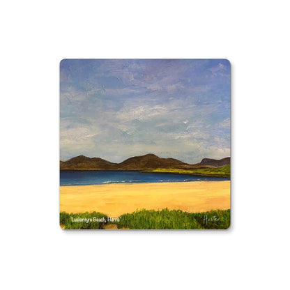 Luskentyre Beach Harris | Scottish Art Gifts | Coaster