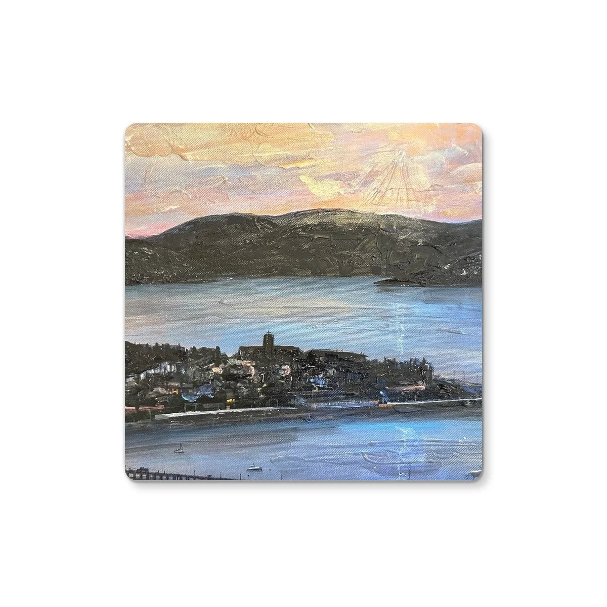 From Lyle Hill Coaster - River Clyde Art Gallery Scotland Worldwide Shipping Scottish Prints
