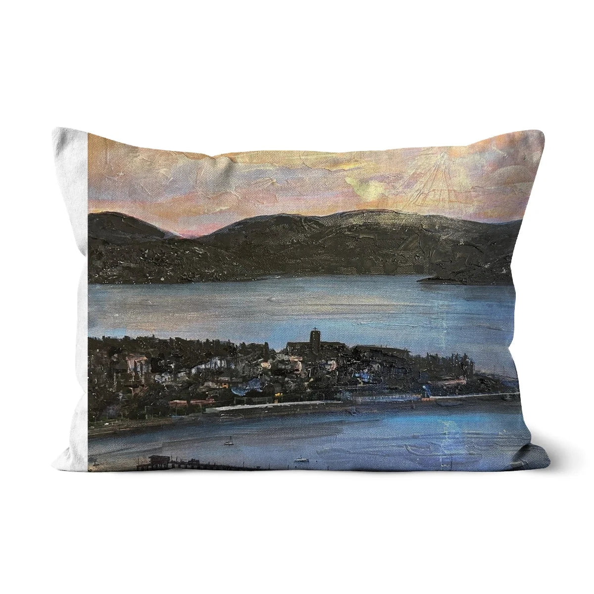 From Lyle Hill Cushion - River Clyde Art Gallery Scotland Worldwide Shipping Scottish Prints