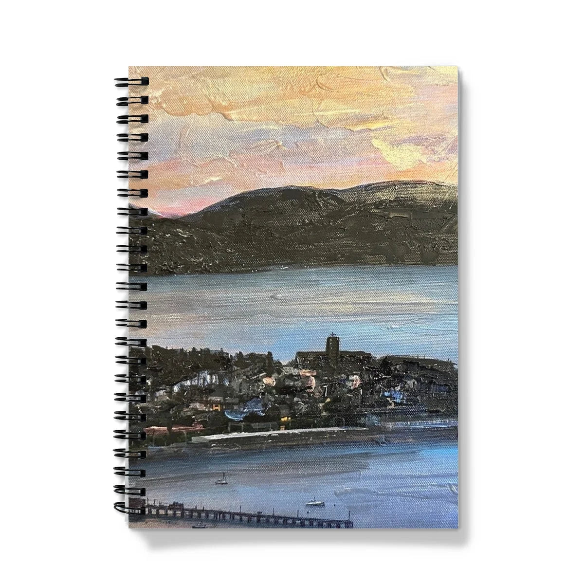 From Lyle Hill Notebook - River Clyde Art Gallery Scotland Worldwide Shipping Scottish Prints