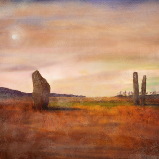 Machrie Moor Moonlight Arran | Scotland In Your Pocket | Scottish Art Gifts