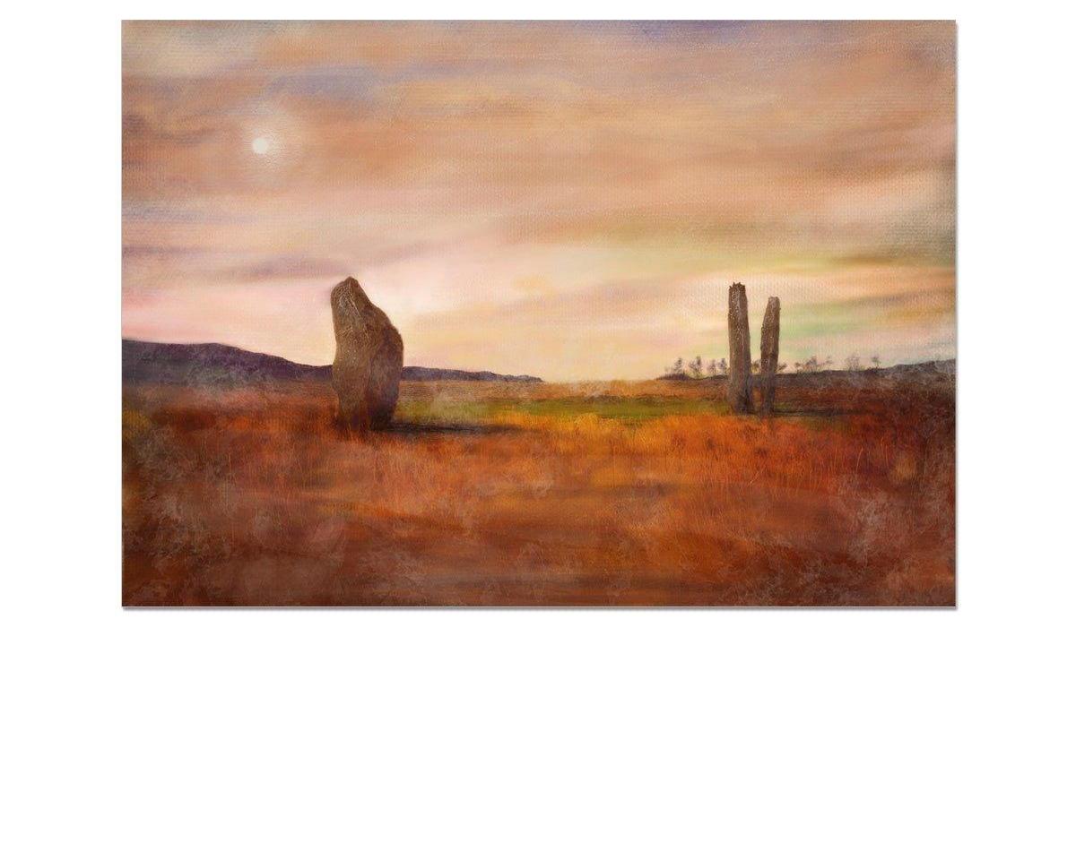 Machrie Moor Moonlight-art-painting-scotland