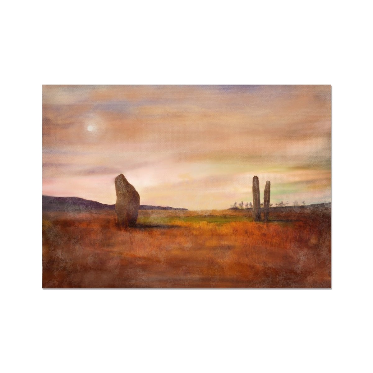 Machrie Moor Moonlight Painting | Fine Art Prints From Scotland