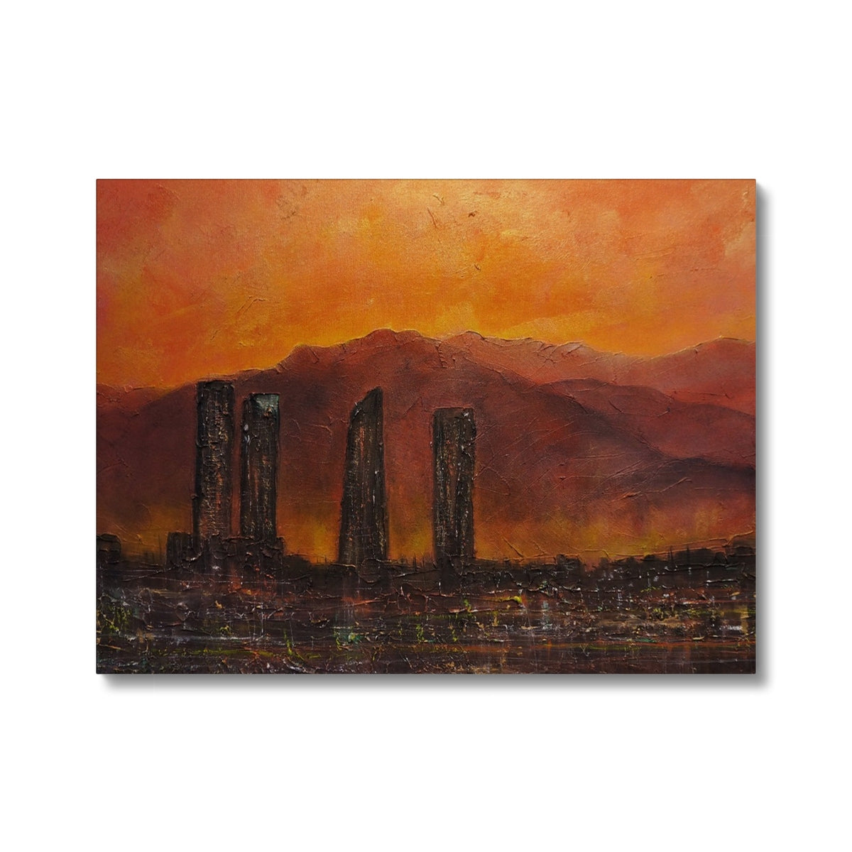 Madrid Dusk Painting | Canvas From Scotland