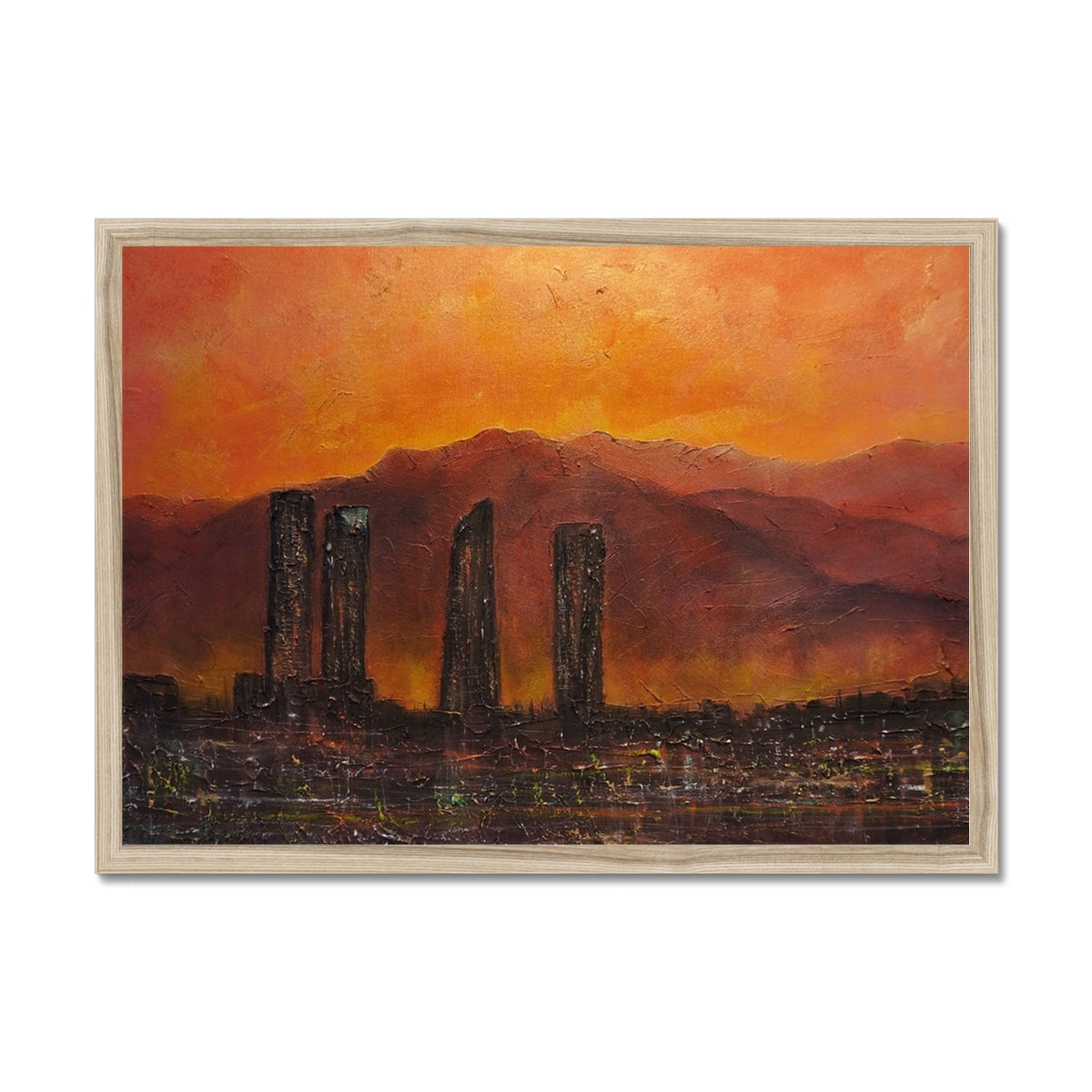 Madrid Dusk Painting | Framed Prints From Scotland