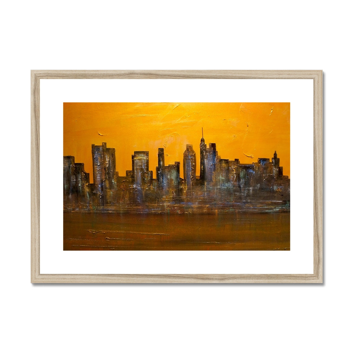 Manhattan Heat Painting | Framed & Mounted Prints From Scotland