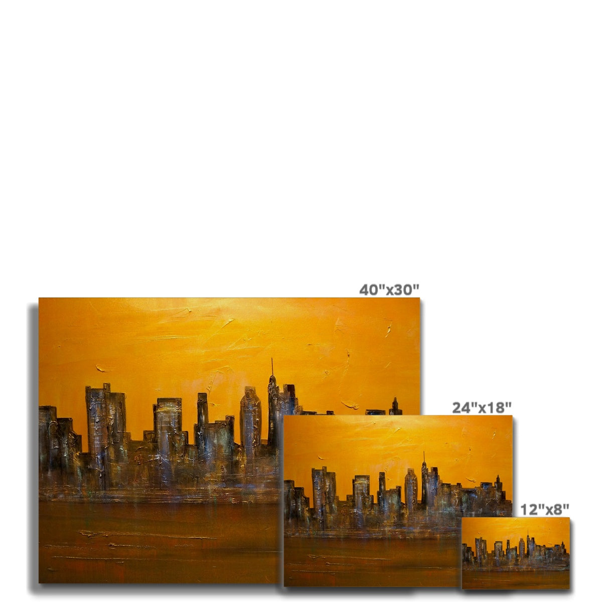 Manhattan Heat Painting | Canvas From Scotland