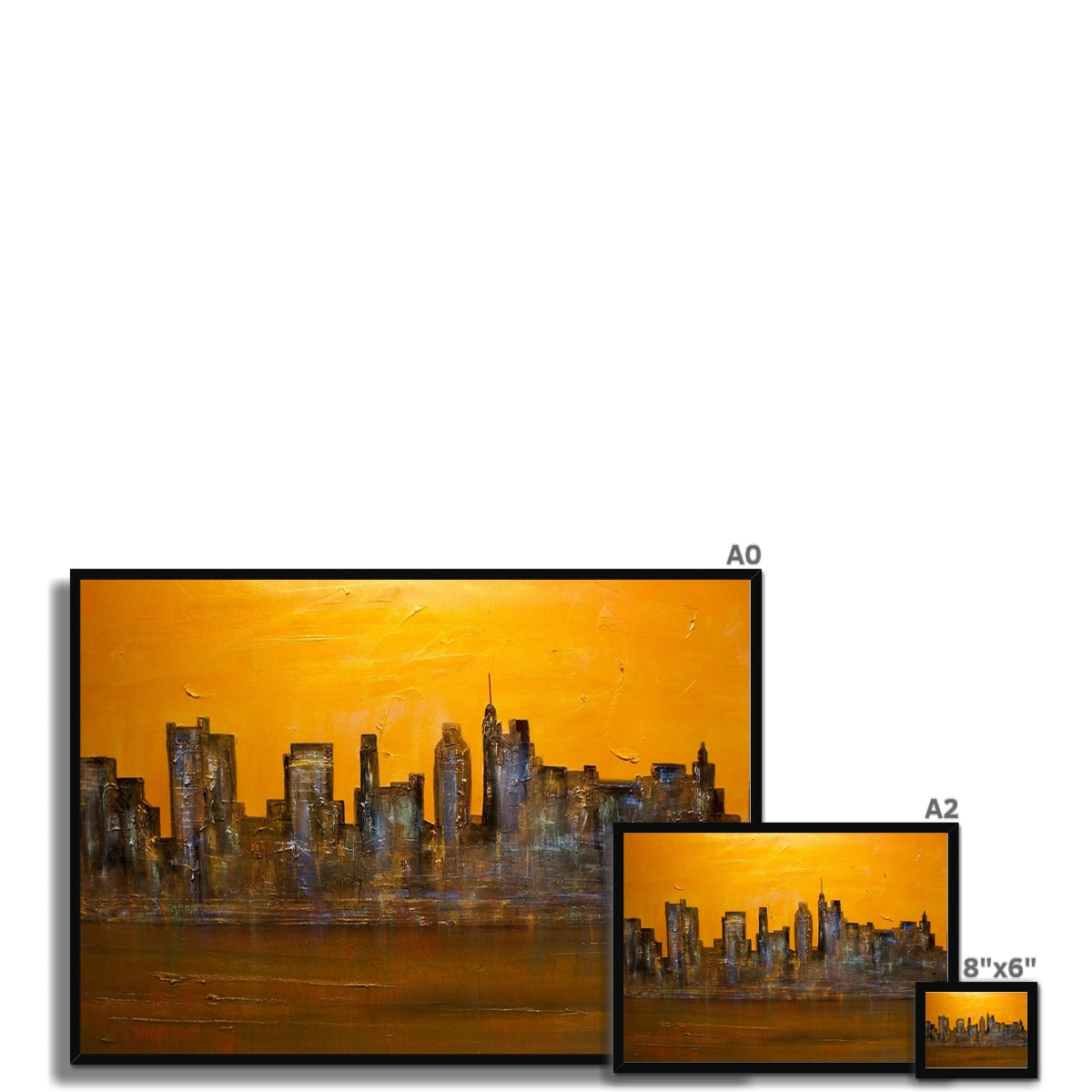 Manhattan Heat Painting | Framed Prints From Scotland