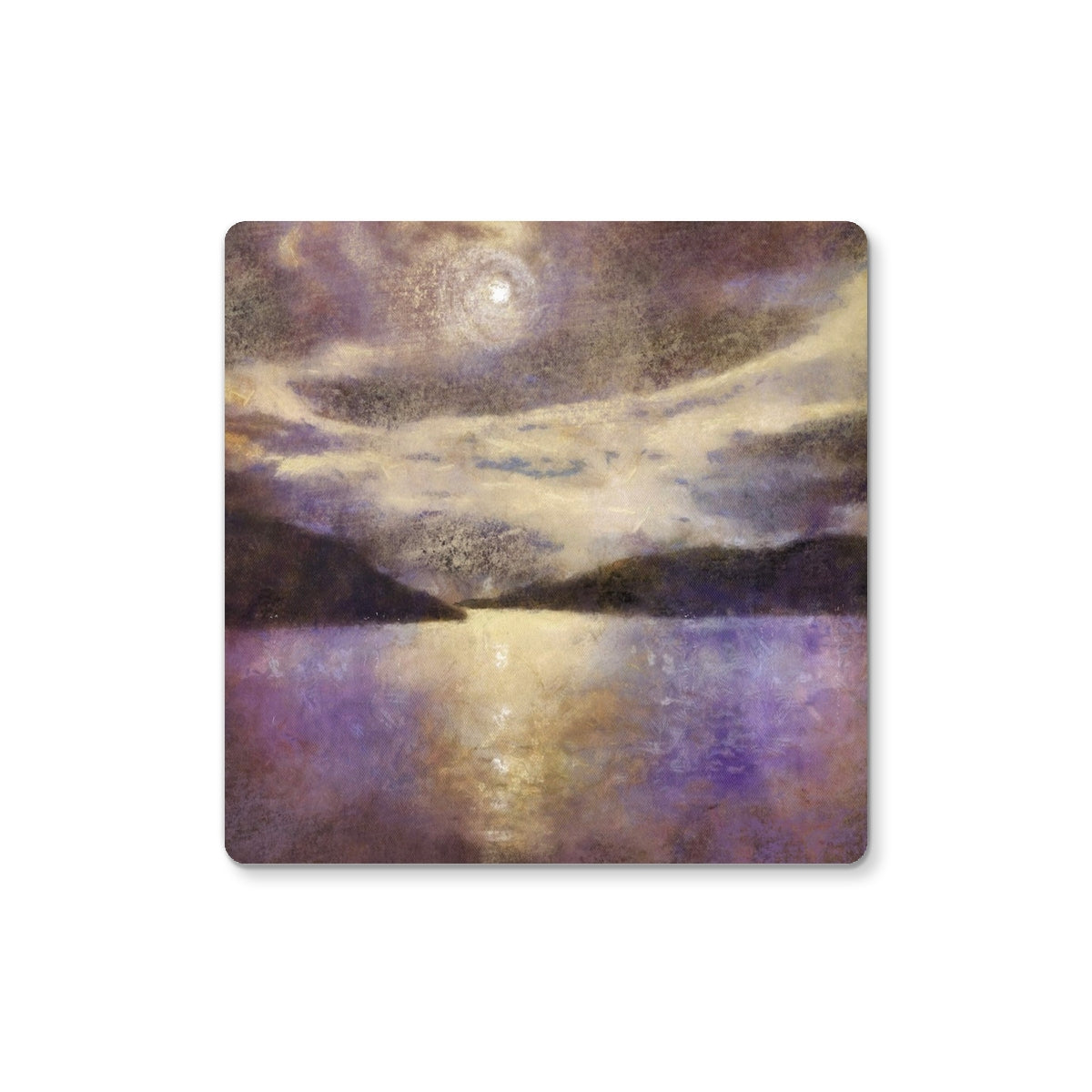 Moonlight Meets Lewis & Harris Art Gifts Coaster