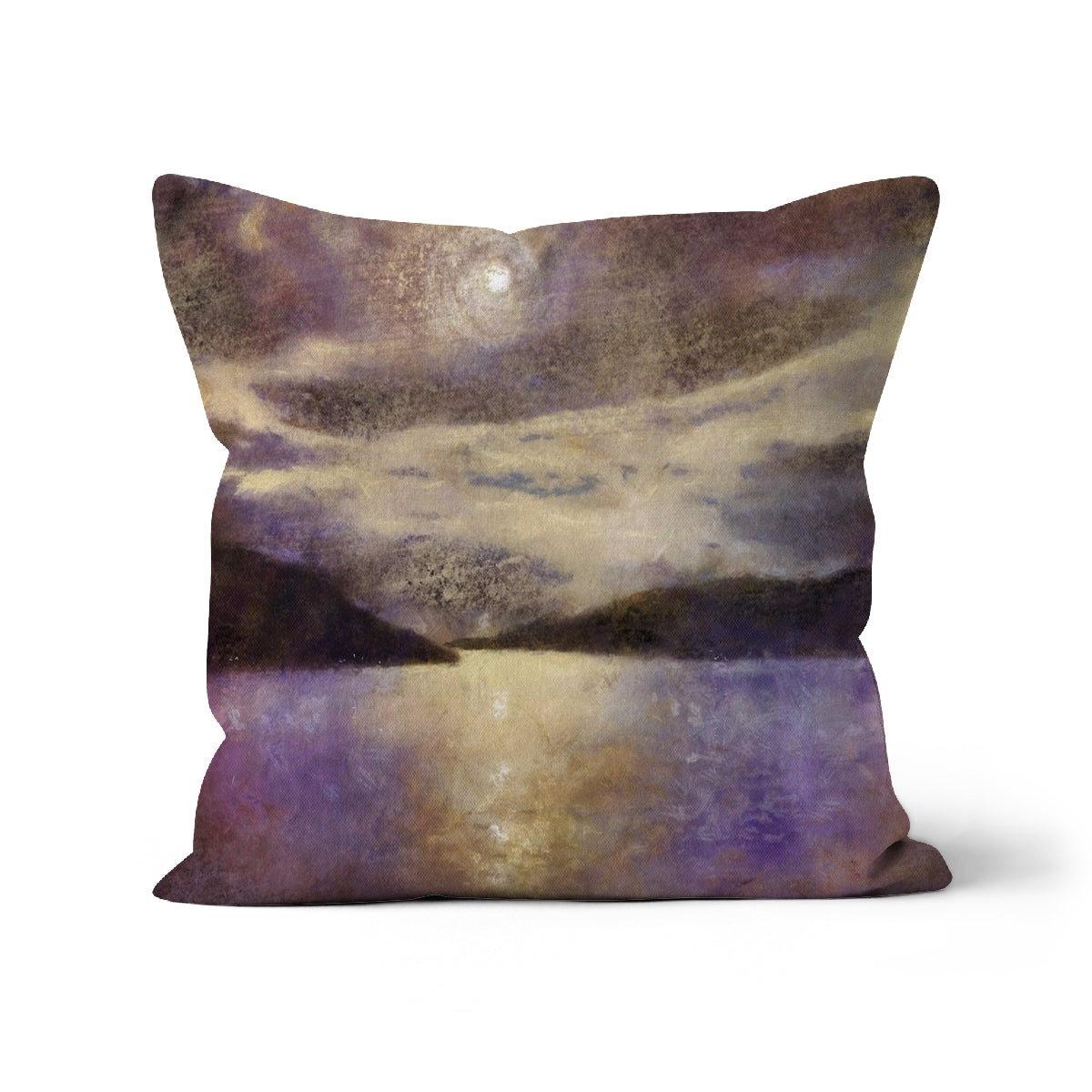 Moonlight Meets Lewis &amp; Harris Art Gifts Cushion | Hebridean Islands Art Gallery | Paintings, Prints, Homeware and Art Gifts From Scotland By Scottish Artist Kevin Hunter