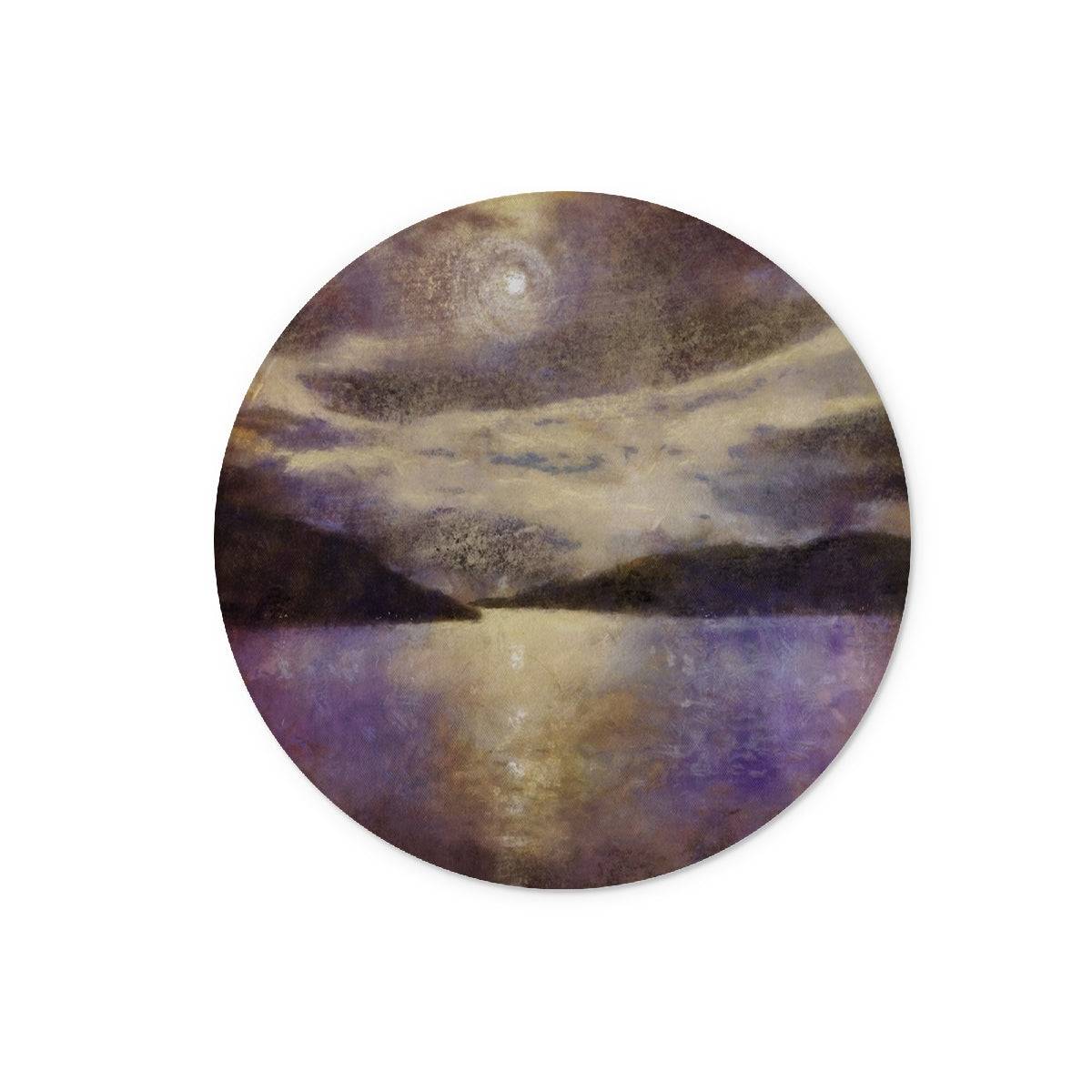 Moonlight Meets Lewis &amp; Harris Art Gifts Glass Chopping Board | Hebridean Islands Art Gallery | Paintings, Prints, Homeware and Art Gifts From Scotland By Scottish Artist Kevin Hunter