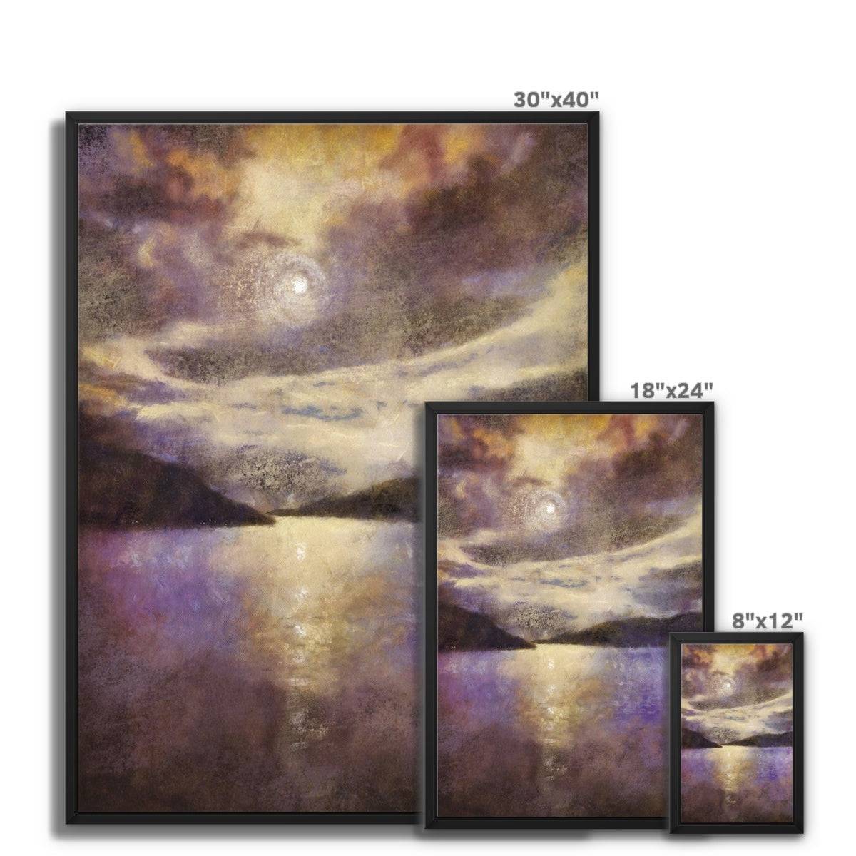 Moonlight Meets Lewis & Harris Painting | Framed Canvas Prints From Scotland