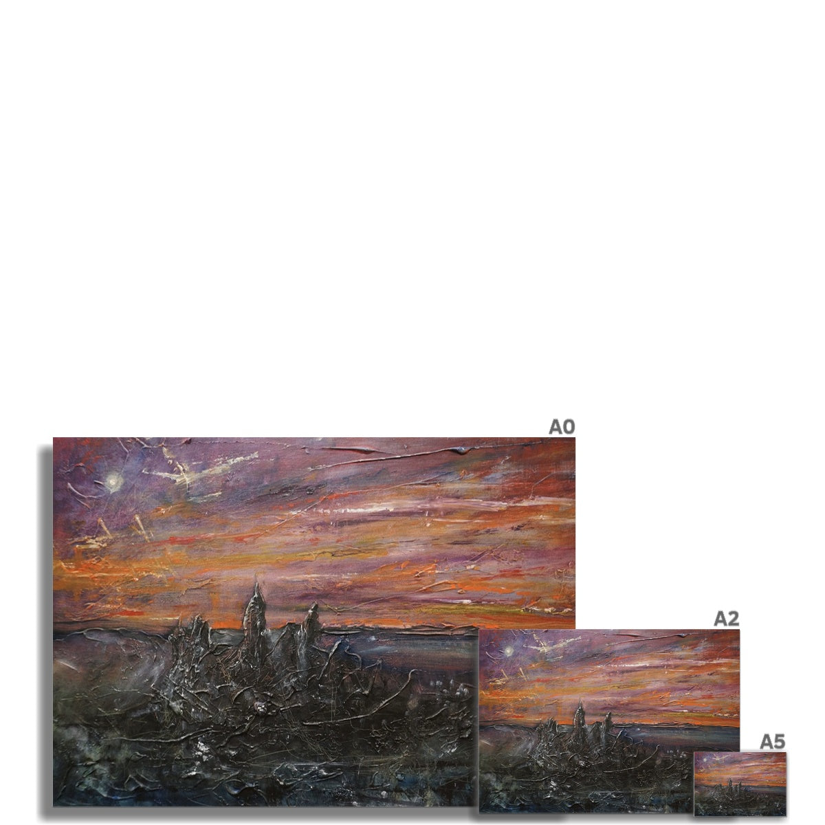 Moonlit Storr Skye Fine Art Print.