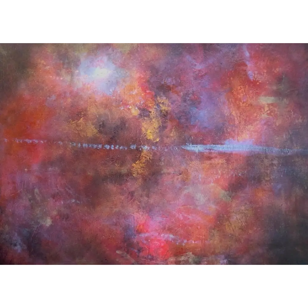 Moonset Horizon Abstract - Scottish Art Prints - & Impressionistic Gallery Scotland