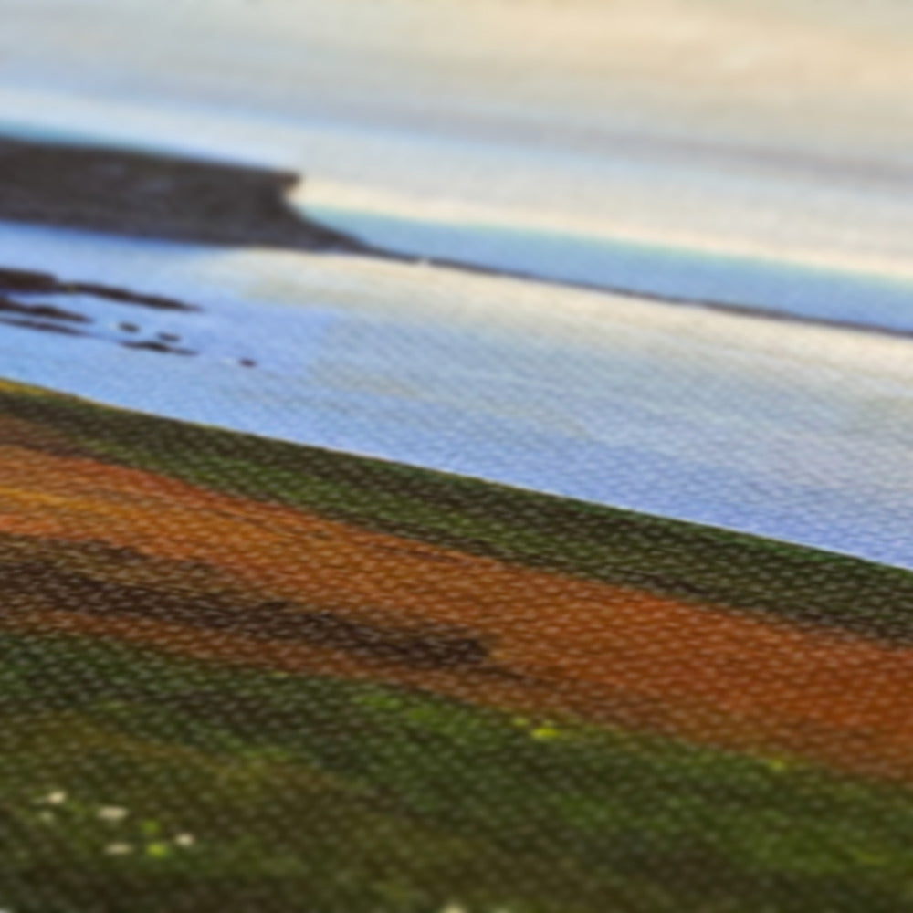 Neist Point Cliffs Skye Eco Art Canvas Print | Scottish Art Gifts