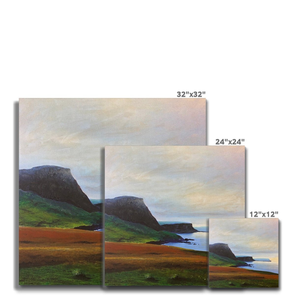 Neist Point Cliffs Skye Painting | Canvas From Scotland